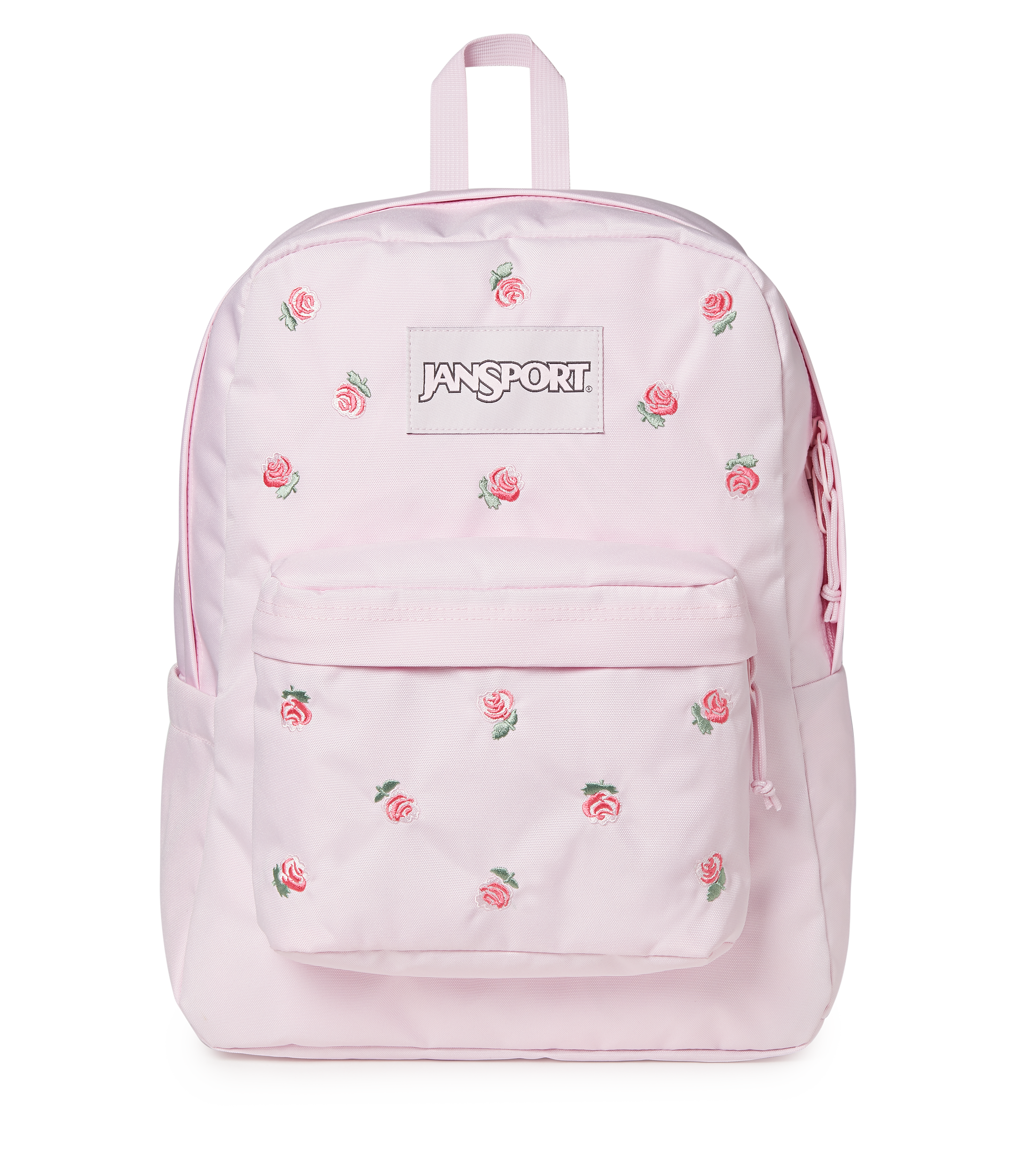 JanSport Superbreak Plus FX Pink Roses Backpack - PINK